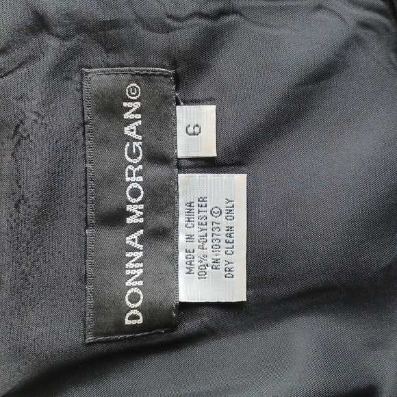 Donna Morgan Black Dress - Picture 9 of 9